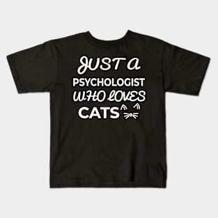 psychologist cat lover Kids T-Shirt